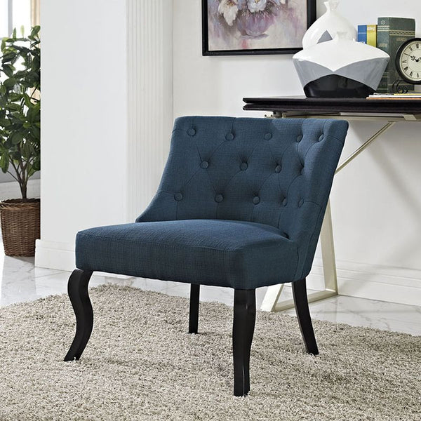 Royal Fabric Armchair in Azure