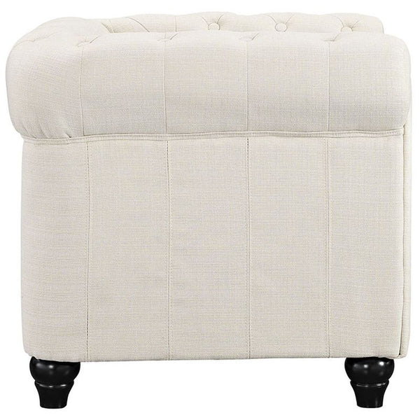 Earl Fabric Armchair in Beige by Furniture and Things