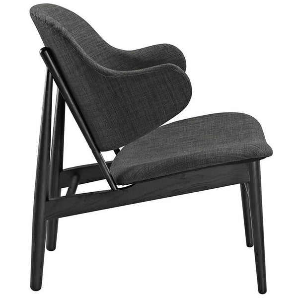 Suffuse Lounge Chair in Black Gray