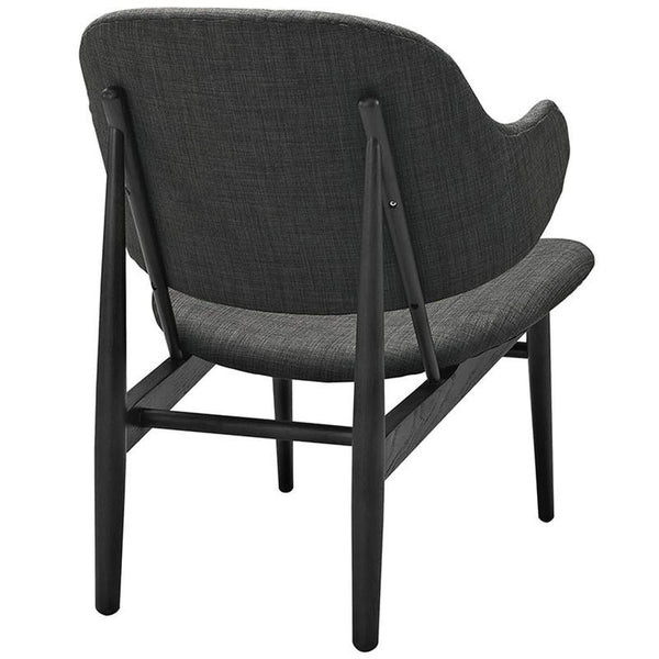 Suffuse Lounge Chair in Black Gray