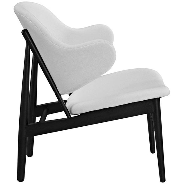 Suffuse Lounge Chair in Black White