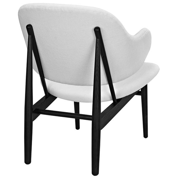 Suffuse Lounge Chair in Black White