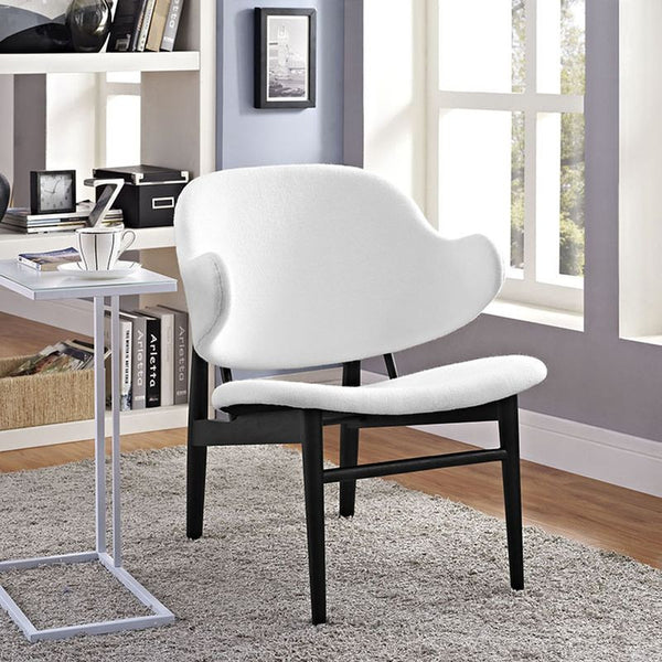 Suffuse Lounge Chair in Black White