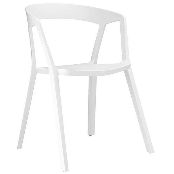 Tread Dining Armchair in White