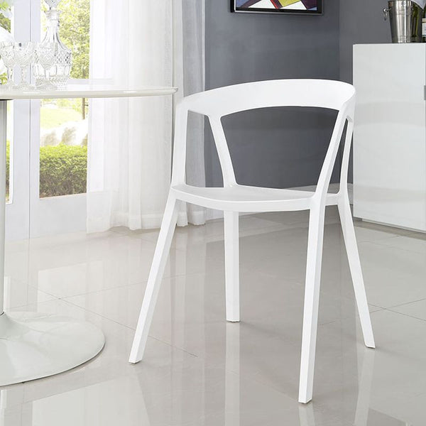 Tread Dining Armchair in White