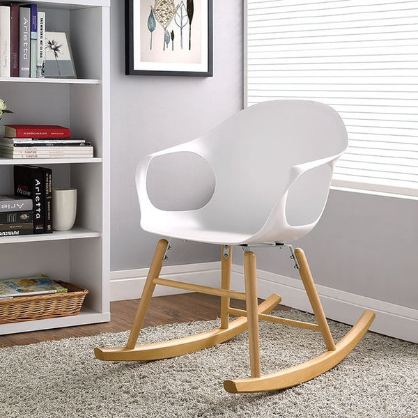 Swerve Rocking Chair in White