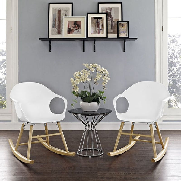 Swerve Rocking Chair in White