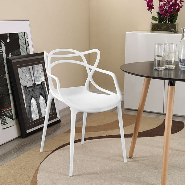 Entangled Dining Armchair in White by Joe's Furniture