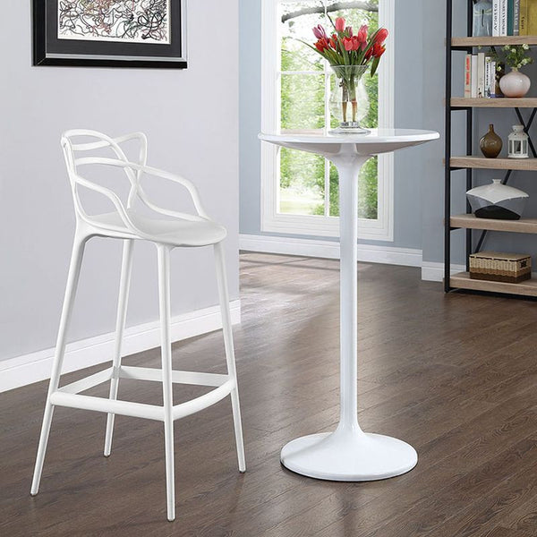 Entangled Bar Stool in White by Furniture and Things