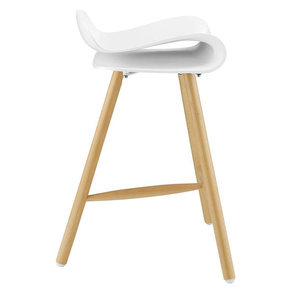 Clip Bar Stool in White