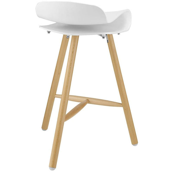 Clip Bar Stool in White