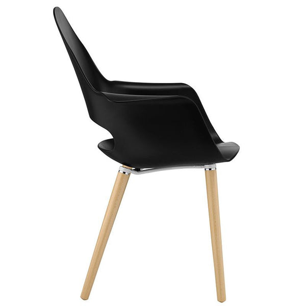 Soar Dining Armchair in Black