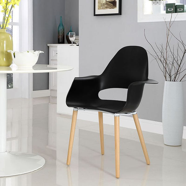 Soar Dining Armchair in Black