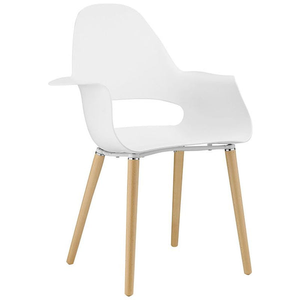 Soar Dining Armchair in White