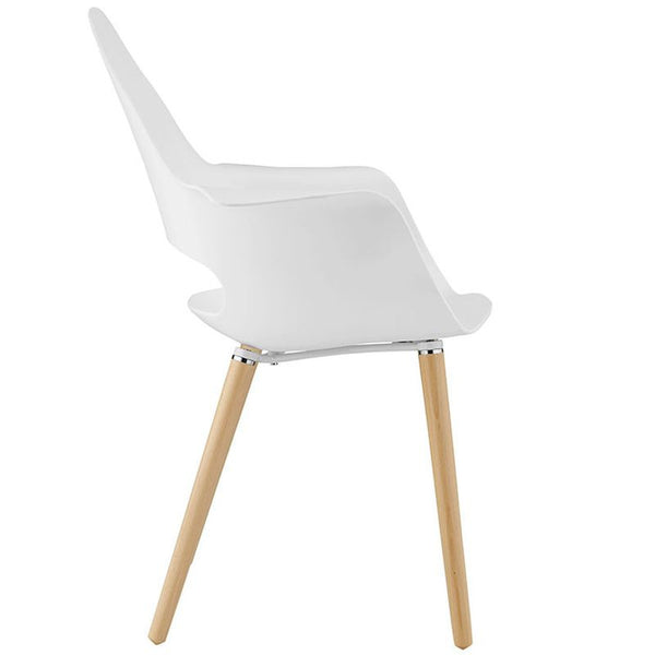 Soar Dining Armchair in White