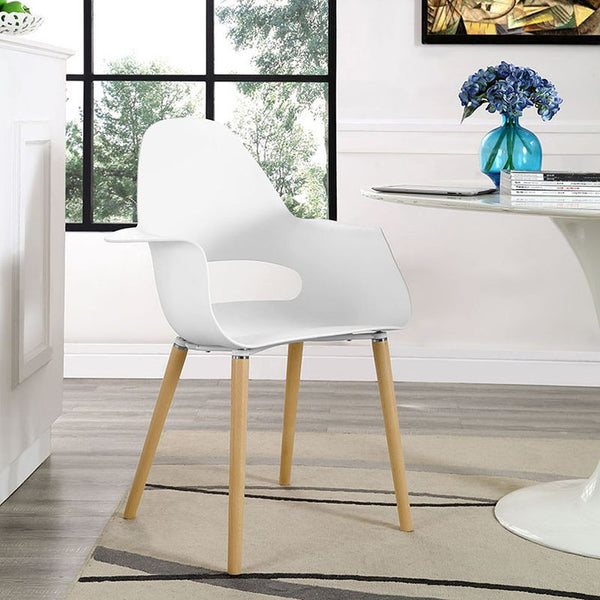 Soar Dining Armchair in White