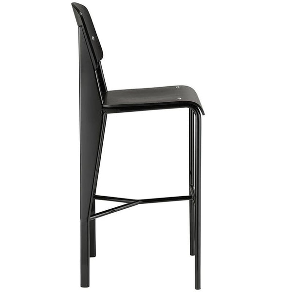 Cabin Bar Stool in Black Black