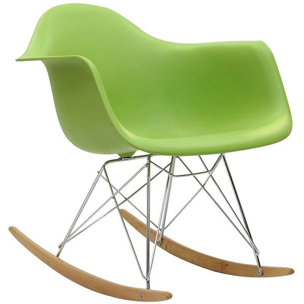 Rocker Lounge Chair in Green