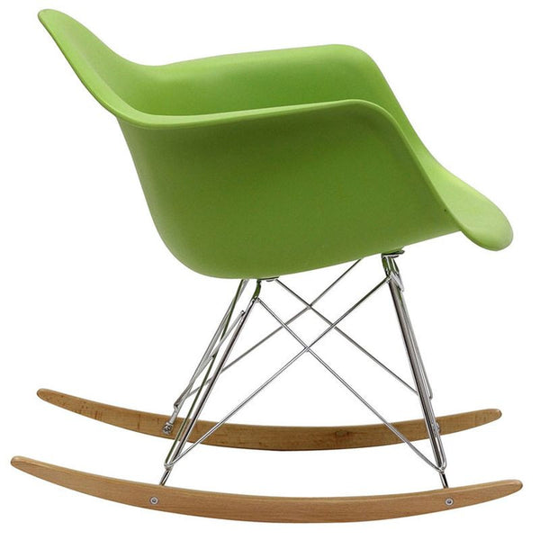 Rocker Lounge Chair in Green