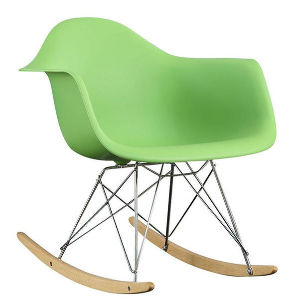 Rocker Lounge Chair in Green