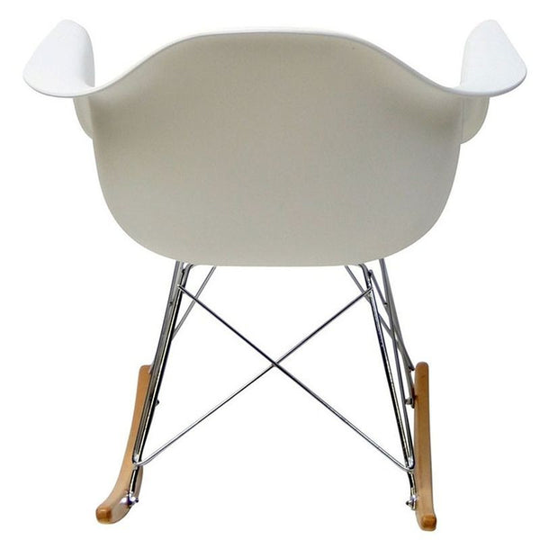 Rocker Lounge Chair in White