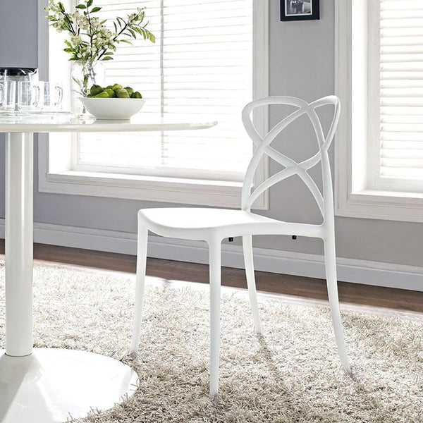 Enact Dining Side Chair in White