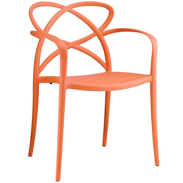 Enact Dining Armchair in Orange