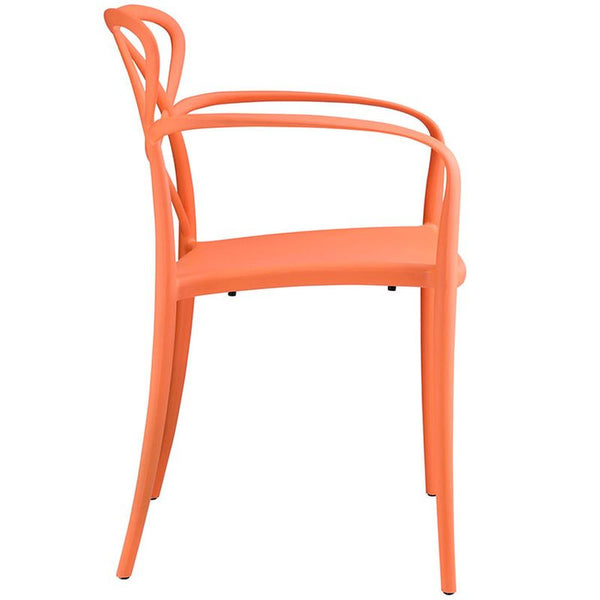 Enact Dining Armchair in Orange