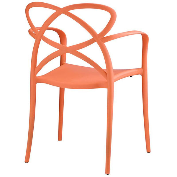 Enact Dining Armchair in Orange