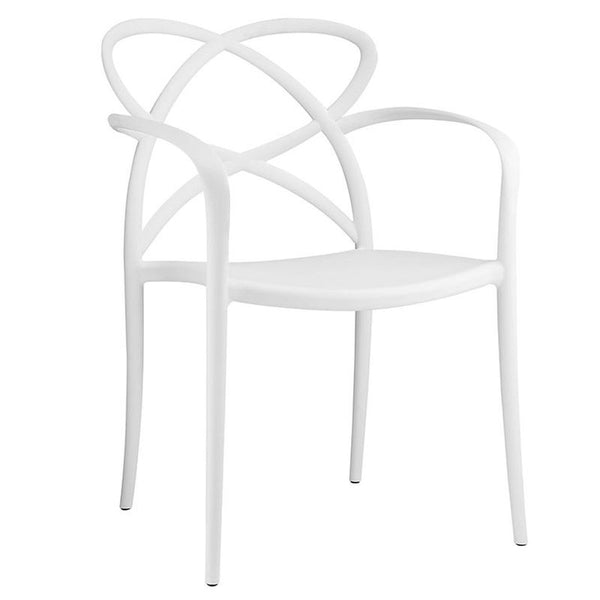 Enact Dining Armchair in White