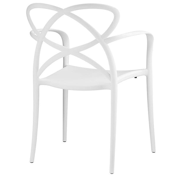 Enact Dining Armchair in White