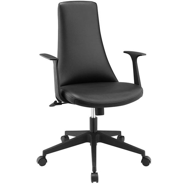 Fount Mid Back Office Chair in Black