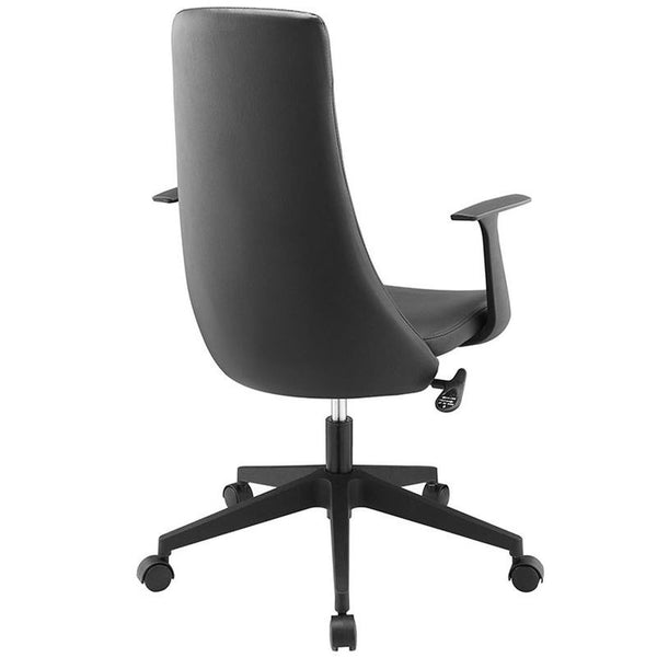 Fount Mid Back Office Chair in Black