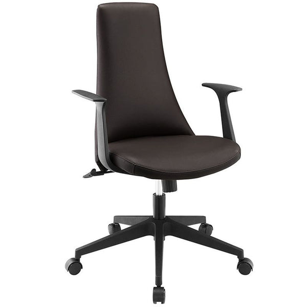 Fount Mid Back Office Chair in Brown