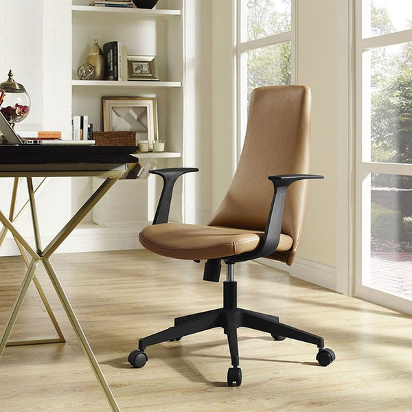 Fount Mid Back Office Chair in Tan