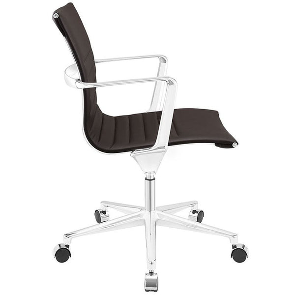 Vi Mid Back Office Chair in Brown