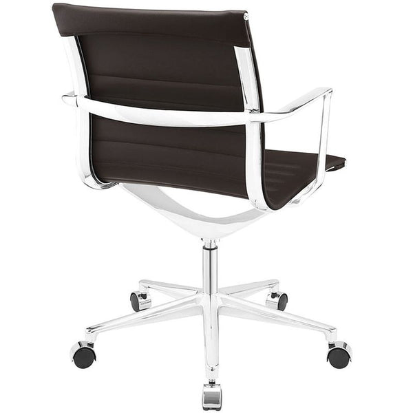 Vi Mid Back Office Chair in Brown