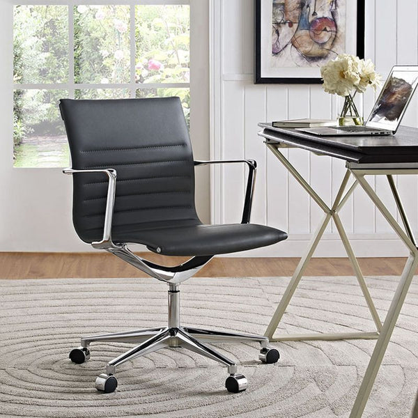 Vi Mid Back Office Chair in Gray