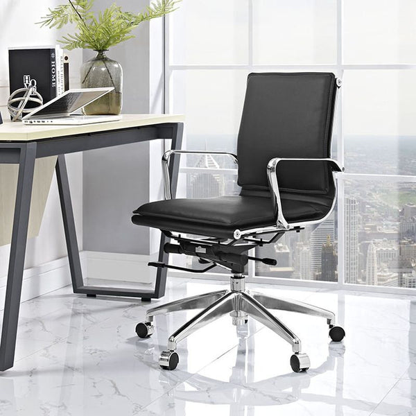 Sage Mid Back Office Chair in Black