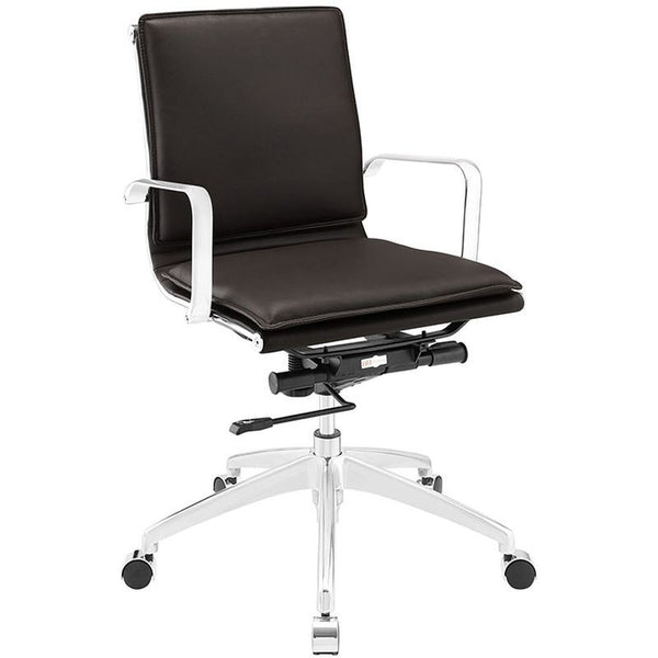 Sage Mid Back Office Chair in Brown