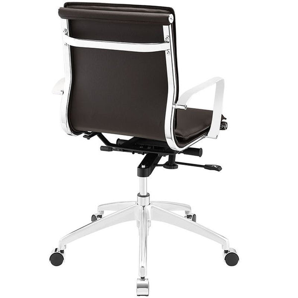 Sage Mid Back Office Chair in Brown