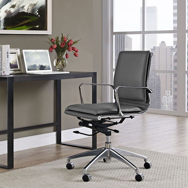 Sage Mid Back Office Chair in Gray