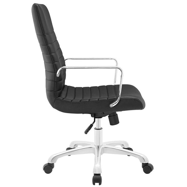 Finesse Mid Back Office Chair in Black