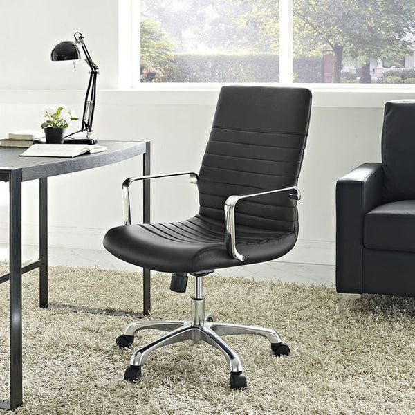 Finesse Mid Back Office Chair in Black