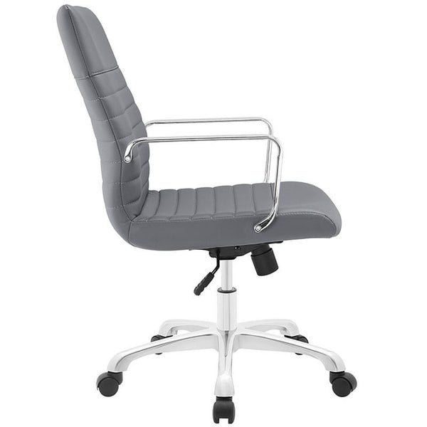 Finesse Mid Back Office Chair in Gray