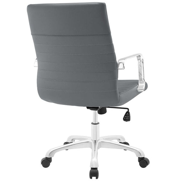 Finesse Mid Back Office Chair in Gray