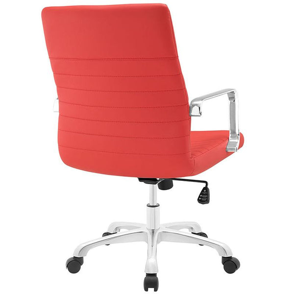 Finesse Mid Back Office Chair in Red