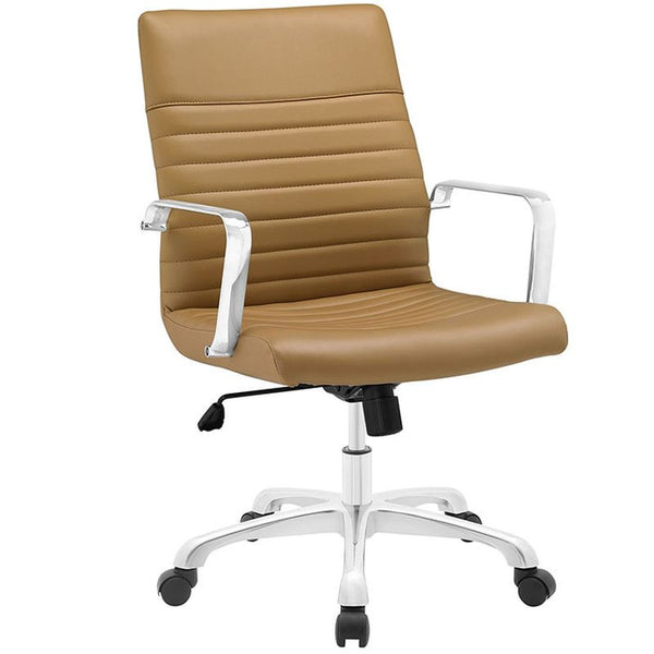 Finesse Mid Back Office Chair in Tan