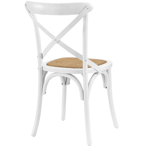 Gear Dining Side Chair in White