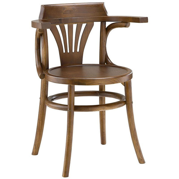 Stretch Dining Side Chair in Walnut